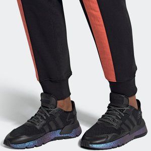 Adidas Nite Jogger - (Black / Black / Carbon) - 10